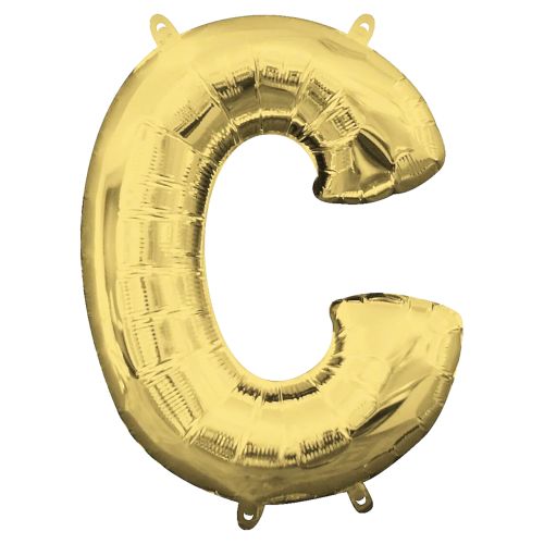 Gold Letter Foil Balloon - C