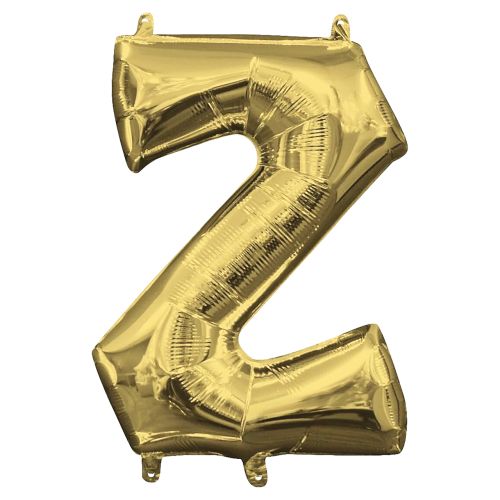 Gold Letter Foil Balloon - Z