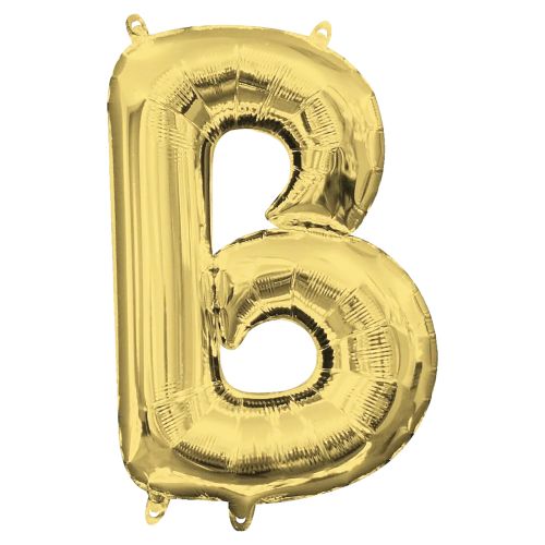 Gold Letter Foil Balloon - B