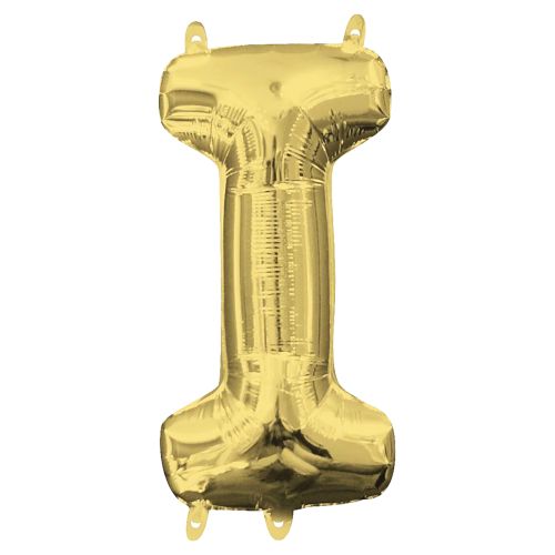 Gold Letter Foil Balloon - I
