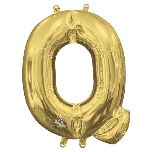 Gold Letter Foil Balloon - Q