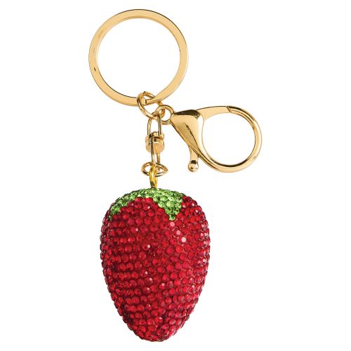 Purse Charm & Keychain - Strawberries