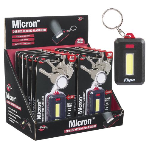 Flipo Micron COB LED Keyring Flashlight