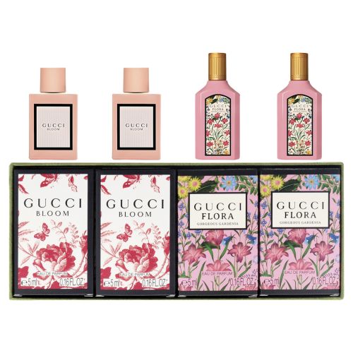 Gucci Bloom & Gucci Flora Gorgeous Gardenia Mini Fragrance Gift Set