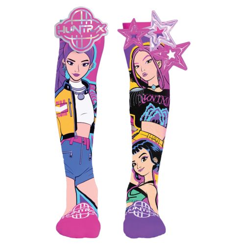 Madmia Crazy Socks for Kids & Adults - KPOP Demon Hunters Trio