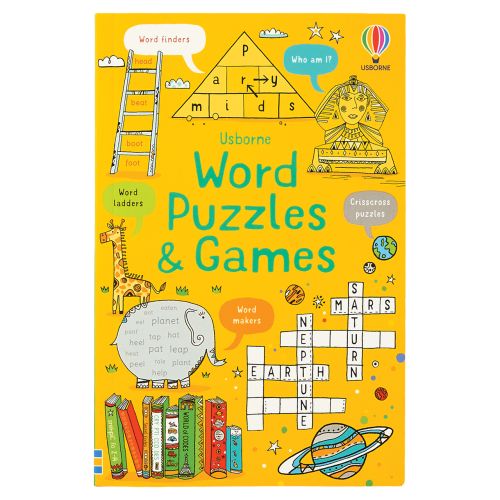 Word Puzzles & Games Softcover Book