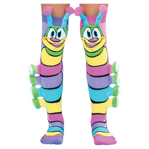 Madmia Crazy Socks for Kids & Adults - Caterpillar