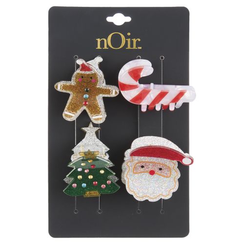 Sparkly Christmas Hair Clips
