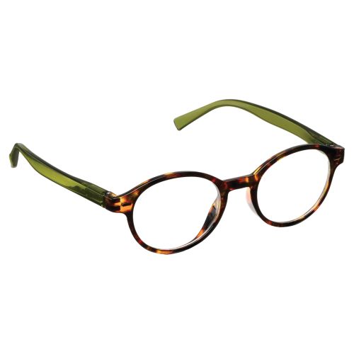 Peepers Green Tortoise Dawson Blue Light Readers - Strength 250