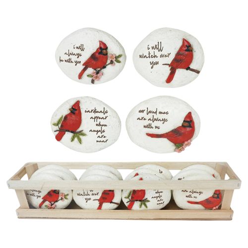 Cardinal Prayer Stones