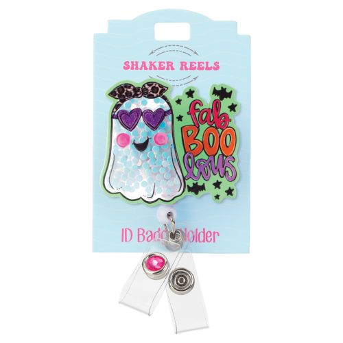 Shaker Reels Rectractable Badge Reel - Fab Boo Lous