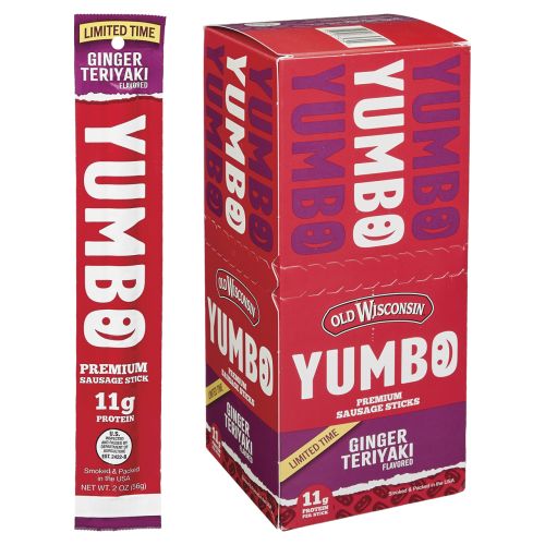 Old Wisconsin Yumbo Sausage Sticks - Ginger Teriyaki