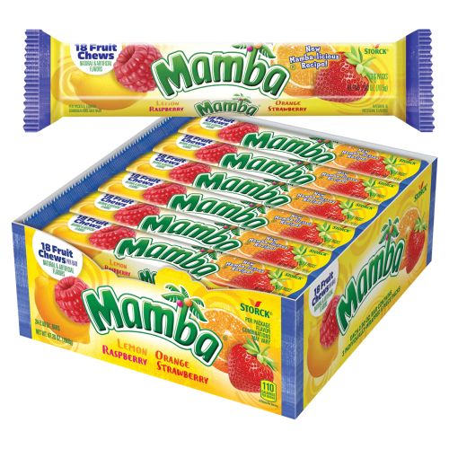 Mamba Fruit Chews 18-Piece Stick Pack