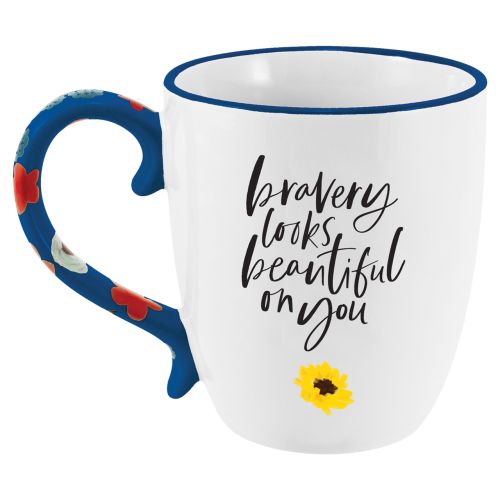 Bravery Looks Beautiful on You Ceramic Mug