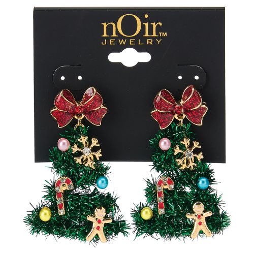Christmas Earrings - Green Christmas Tree