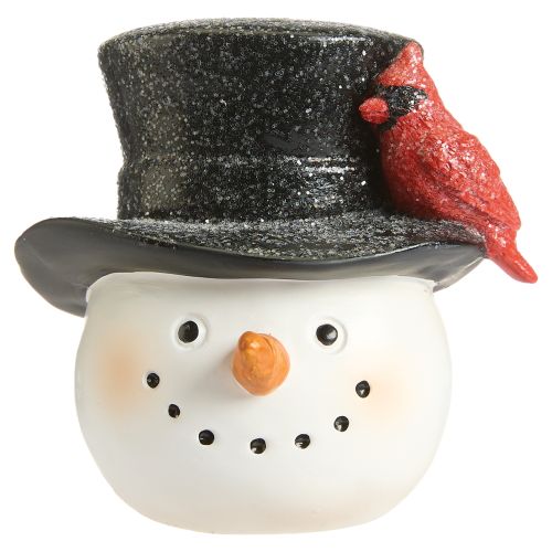 Small Cardinal Snowman Head