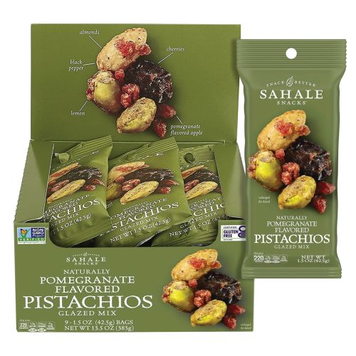 Sahale Snacks Pomegranate Flavored Pistachios Glazed Mix