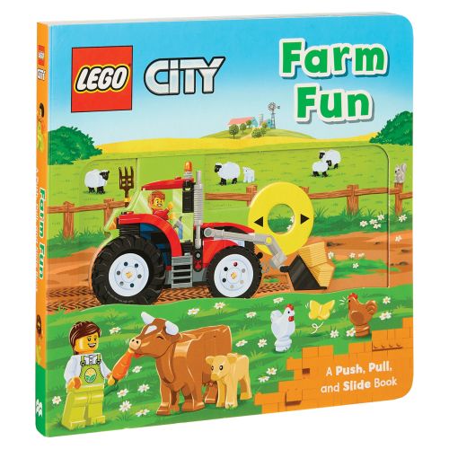 Lego City Farm Fun - A Push Pull & Slide Board Book