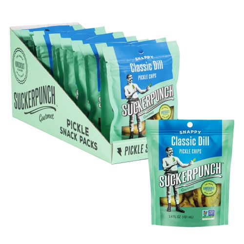 Suckerpunch Gourmet Snappy Pickle Chips - Classic Dill