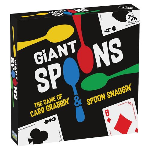 Giant Spoons Card Game - The Fast-Paced Party Game of Card Grabbin' & Spoon Snaggin'