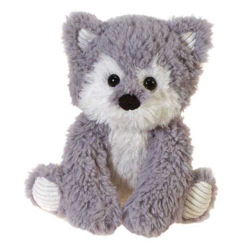Scruffy Plush Animal - Wolf