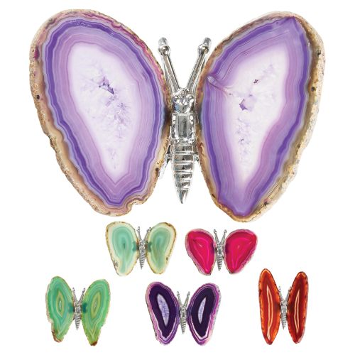 Agate Butterfly Decor