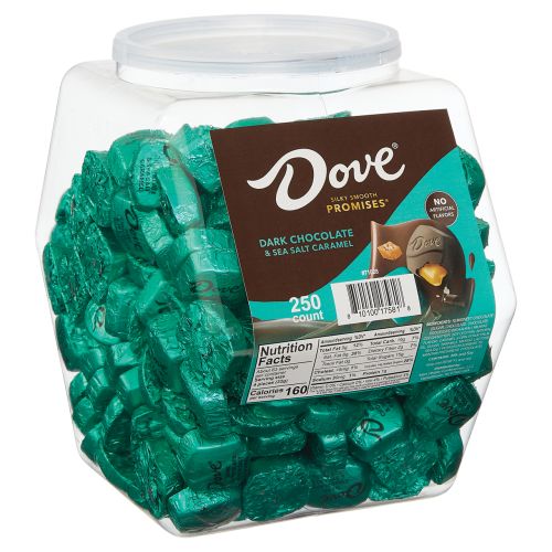 Dove Dark Chocolate & Sea Salt Caramel Promises - Changemaker Display Tub