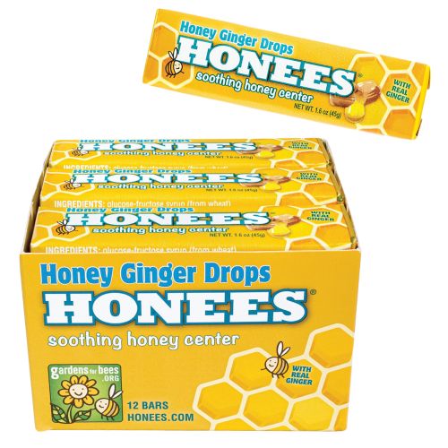 Honees Soothing Honey Ginger Drops