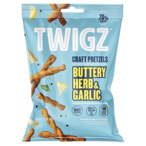 TWIGZ Craft Pretzels - Buttery Herb & Garlic