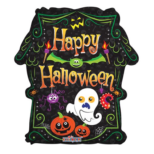 Happy Halloween House Foil Balloon