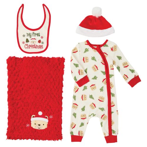 My First Christmas Baby Clothing Set with Blanket