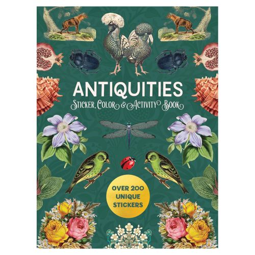 Antiquities Sticker Color & Activity Book for Adults