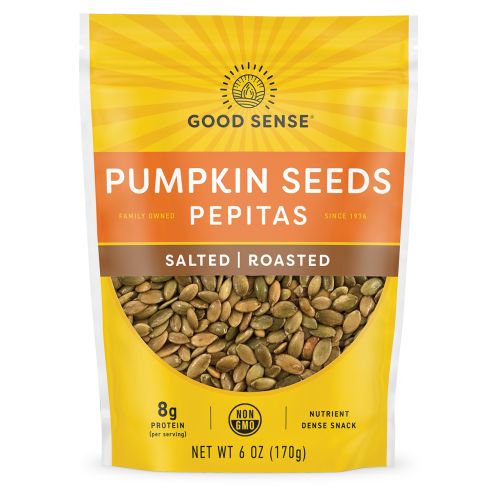 Good Sense Salted Roasted Pumpkin Seeds - Pepitas - 6oz