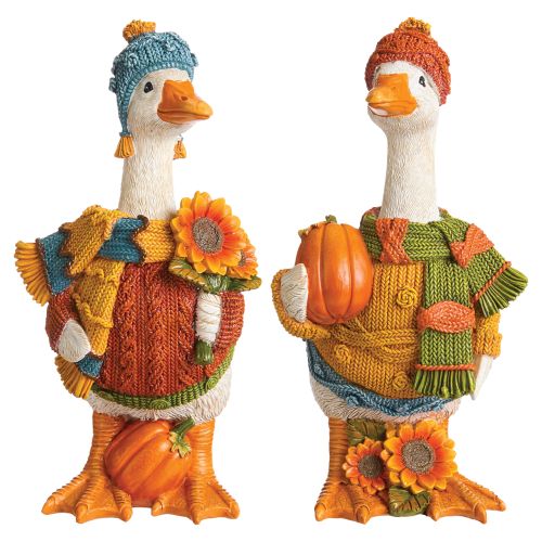 Harvest Goose Tabletop Figures