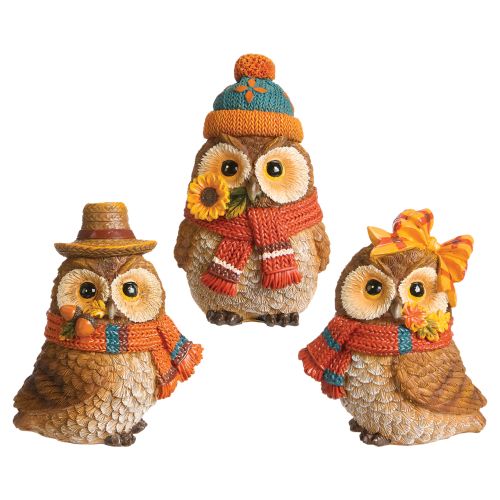 Harvest Owl Figurines