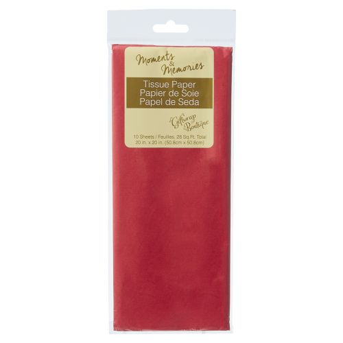 Packaged Tissue Paper - Red