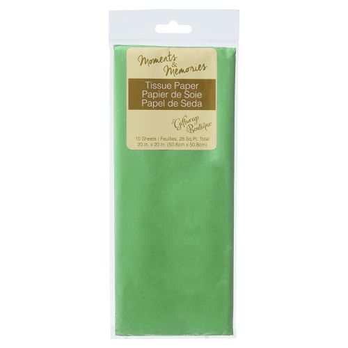 Packaged Tissue Paper - Dark Green